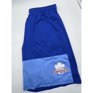 Nike Dri Fit Texas Rangers Training Athletic‎ Shorts Blue Men's XL Cooperstown